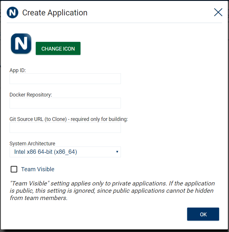 Create app